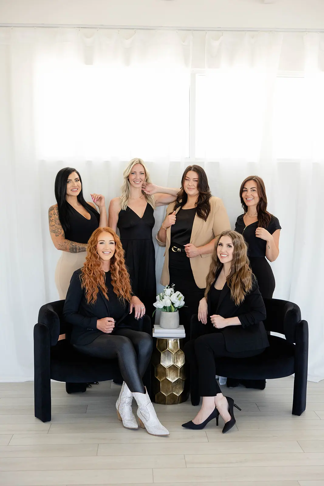 Team photo of Amplified Beauty team