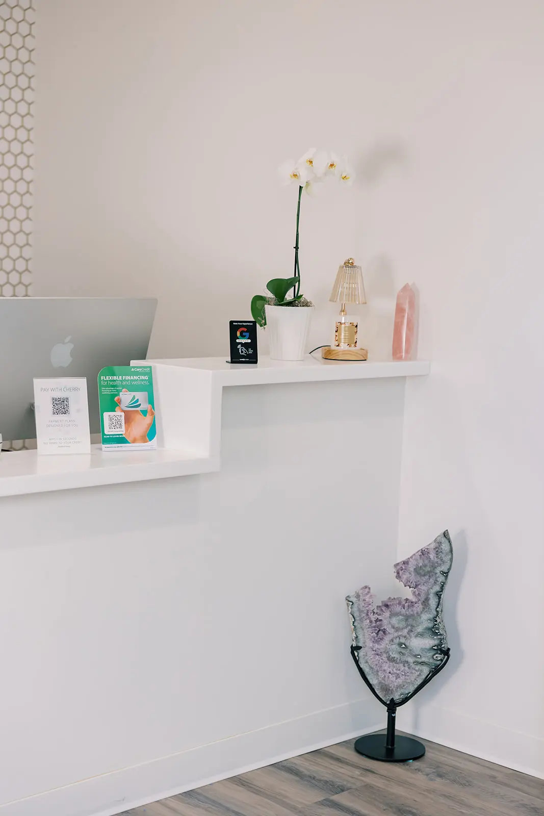 front desk of office